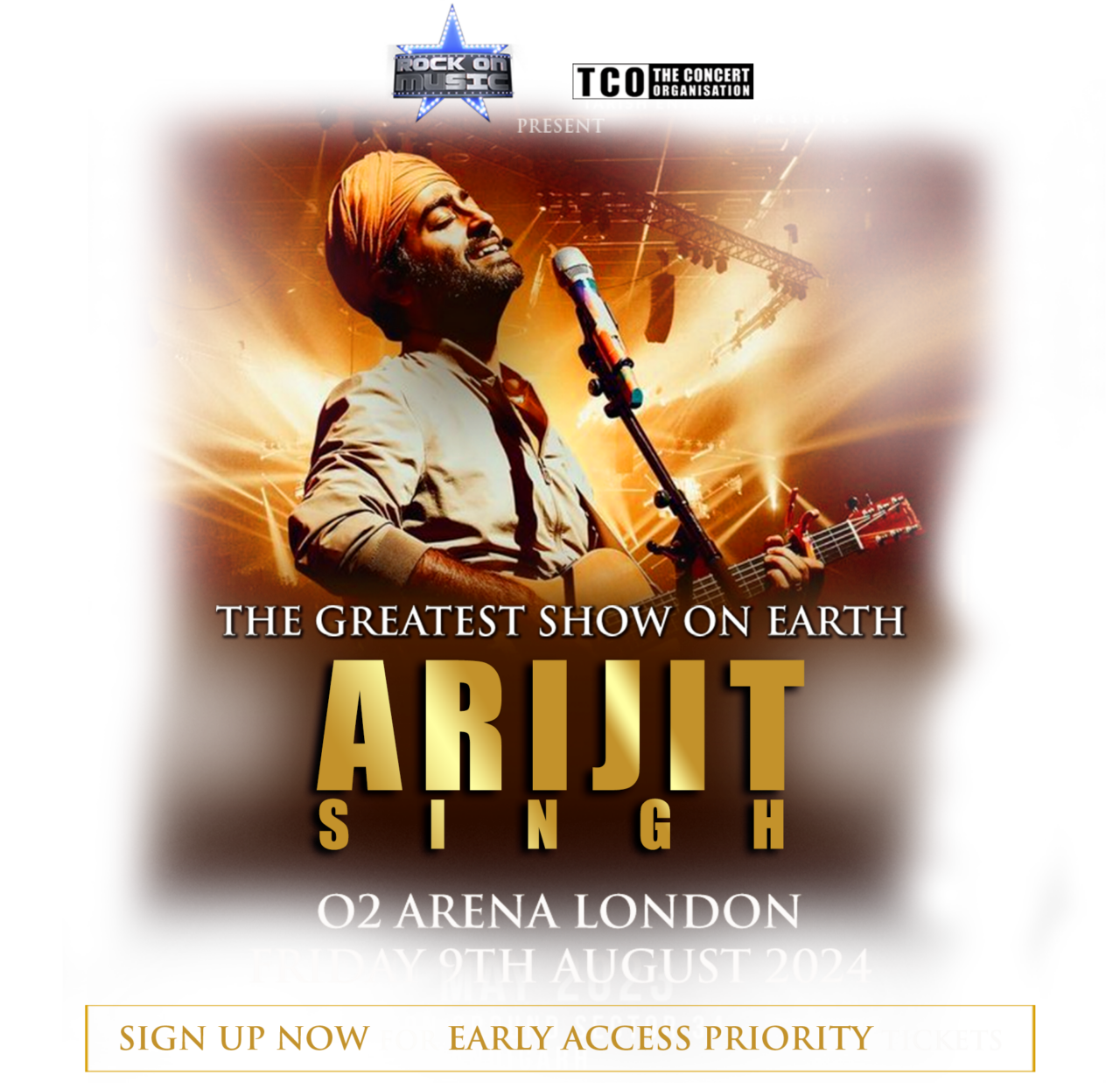 Arijit Singh The Greatest Show on Earth 2024 Sign up for Arijit